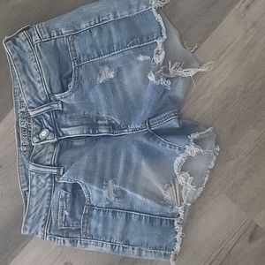 American eagle midi stretch shorts sz 6
